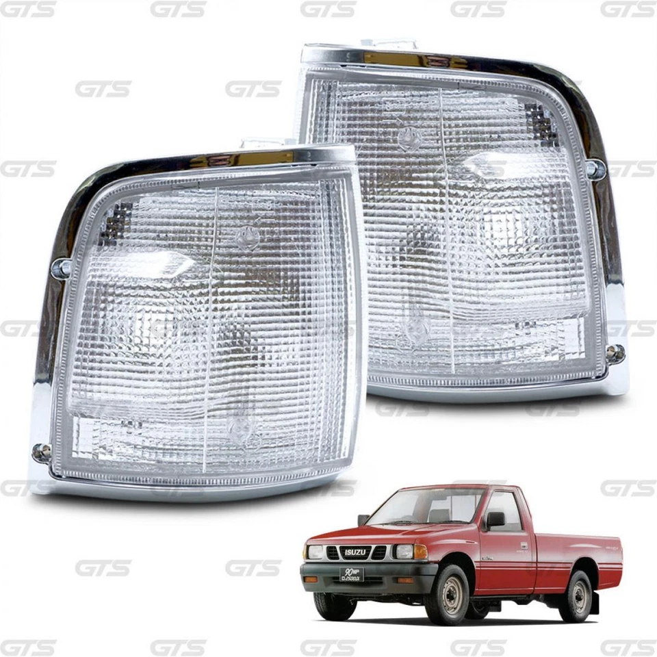 Pair Clear Corner Signal Lamp Light For Isuzu TFR TF Holden Rodeo Pickup 1995 Foto 4 de 4
