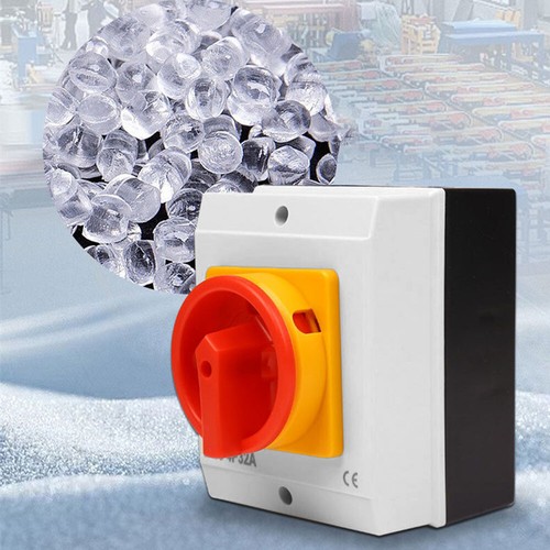 32A Rotary Isolator Switch 32amp 4 Pole 230V-415V IP65 Weatherproof Switch - Picture 3 of 11