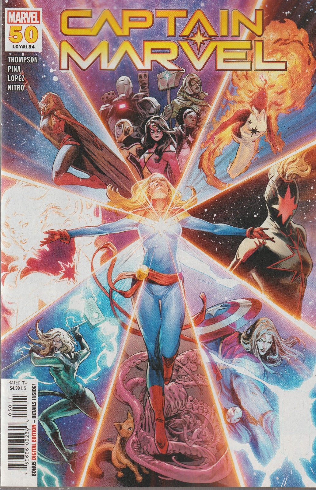 MARVEL COMICS CAPTAIN MARVEL #50 AUGUST 2023 1ST PRINT NM