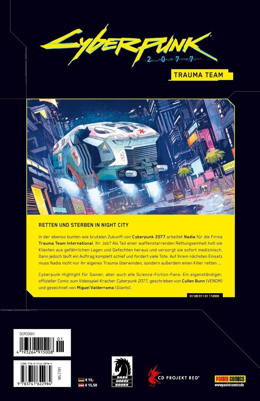 Thumbnail - Cyberpunk 2077 Comics | Cullen Bunn (u. A.) | Bd. 1: Trauma Team |