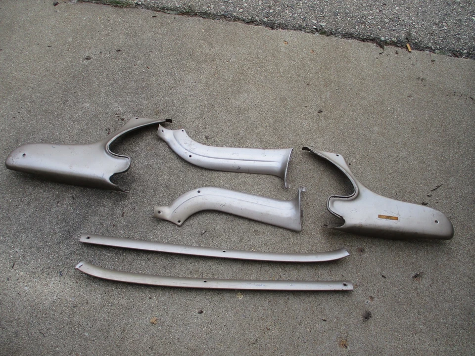 1960 Pontiac Catalina Star Chief Bonneville 4dr внутренняя отделка лобового стекла молдинг - Изображение 3 из 4