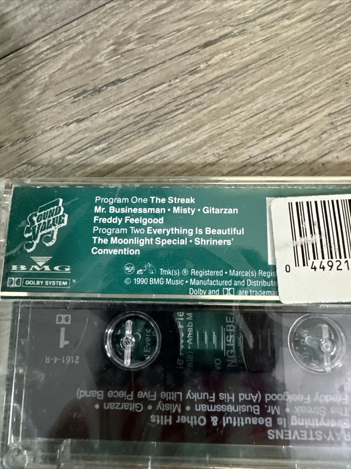 RAY STEVENS— Everthing Is Beautiful & Other Hits Cassette New Sealed - Image 4 of 4