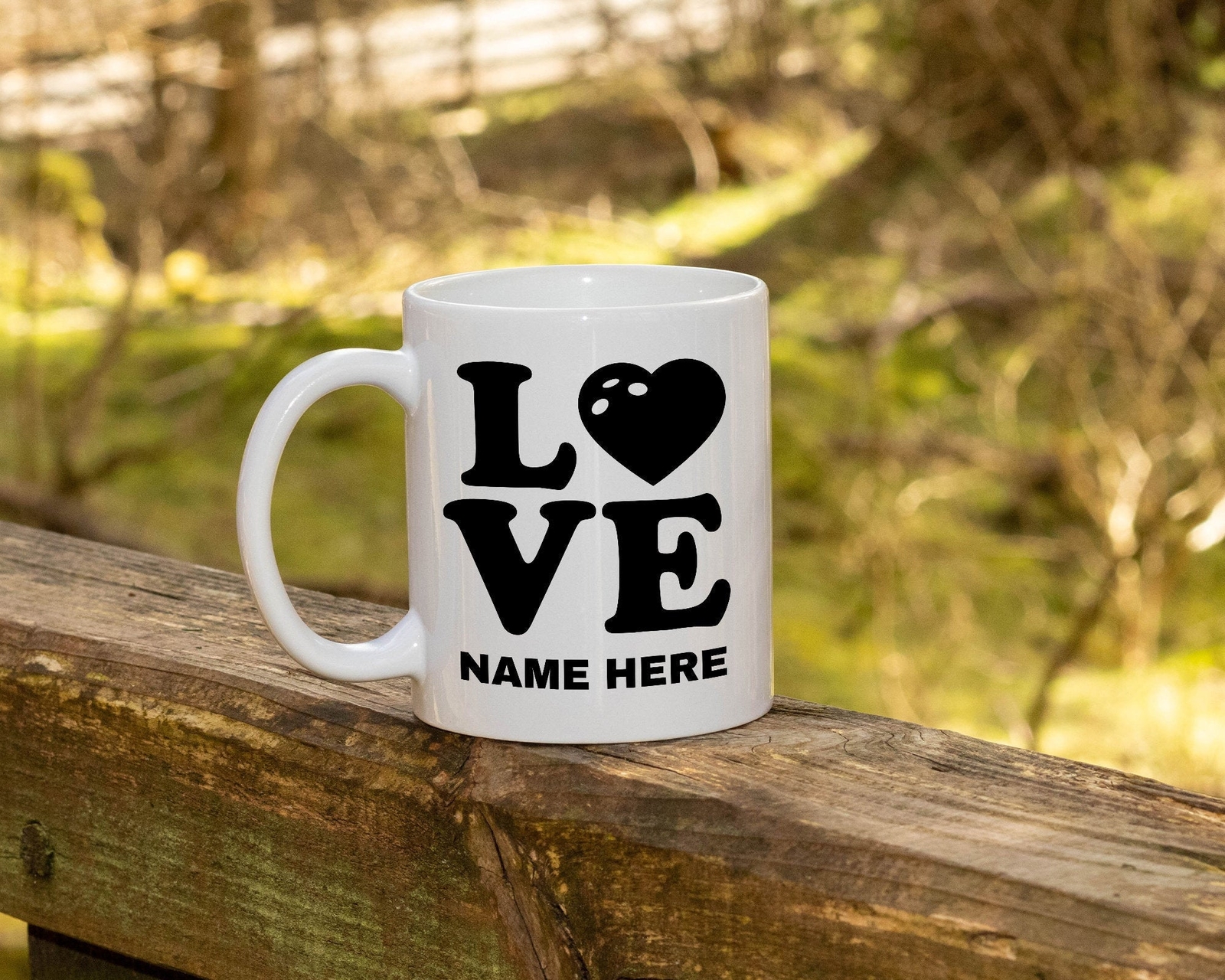 Love Bowling Premium Personalized Coffee Mug Or Teacup. Perfect Gift For Bowling