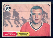 1968-69 OPC O PEE CHEE #99 GARRY PETERS EX+ PHILADELPHIA FLYERS HOCKEY Card