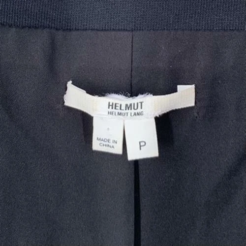 Helmut Lang Black Asymmetric Moto Zip Jacket Size XS - Image 3 of 4