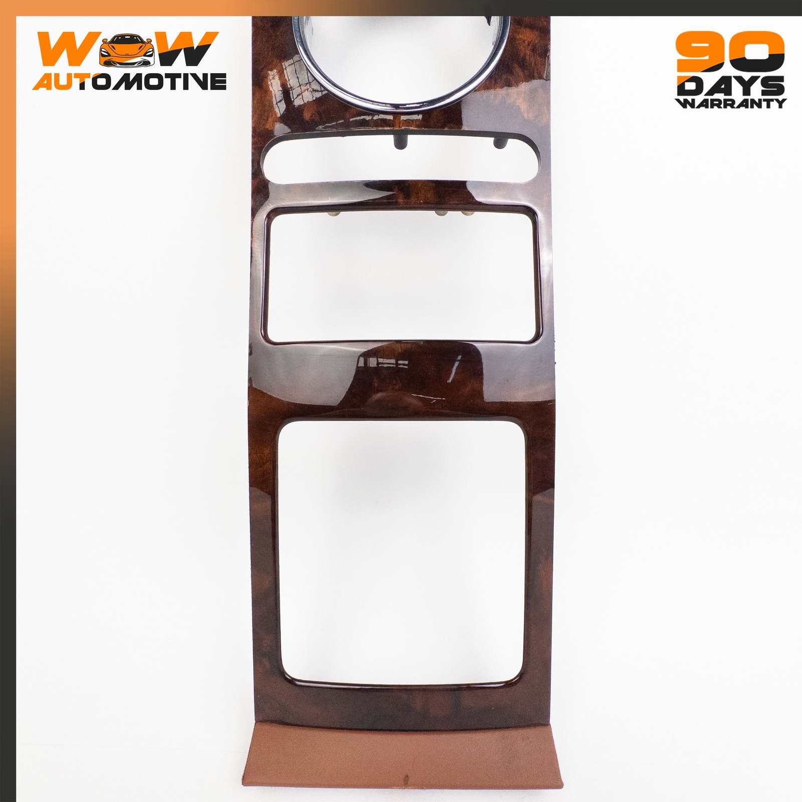 04-13 BENTLEY CONTINENTAL FLYING SPUR CENTER CONSOLE SHIFTER TRIM BEZEL WOOD OEM
