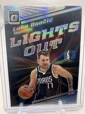 2023-24 Donruss Optic Luka Doncic Lights Out #3 Silver Holo Prizm SP Mavericks