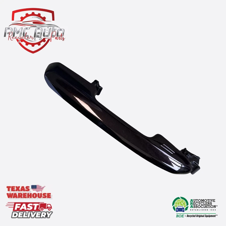 2020-2023 Toyota Highlander Rear Left Exterior Door Handle OEM BLACK W/Sensor - Image 2 of 4