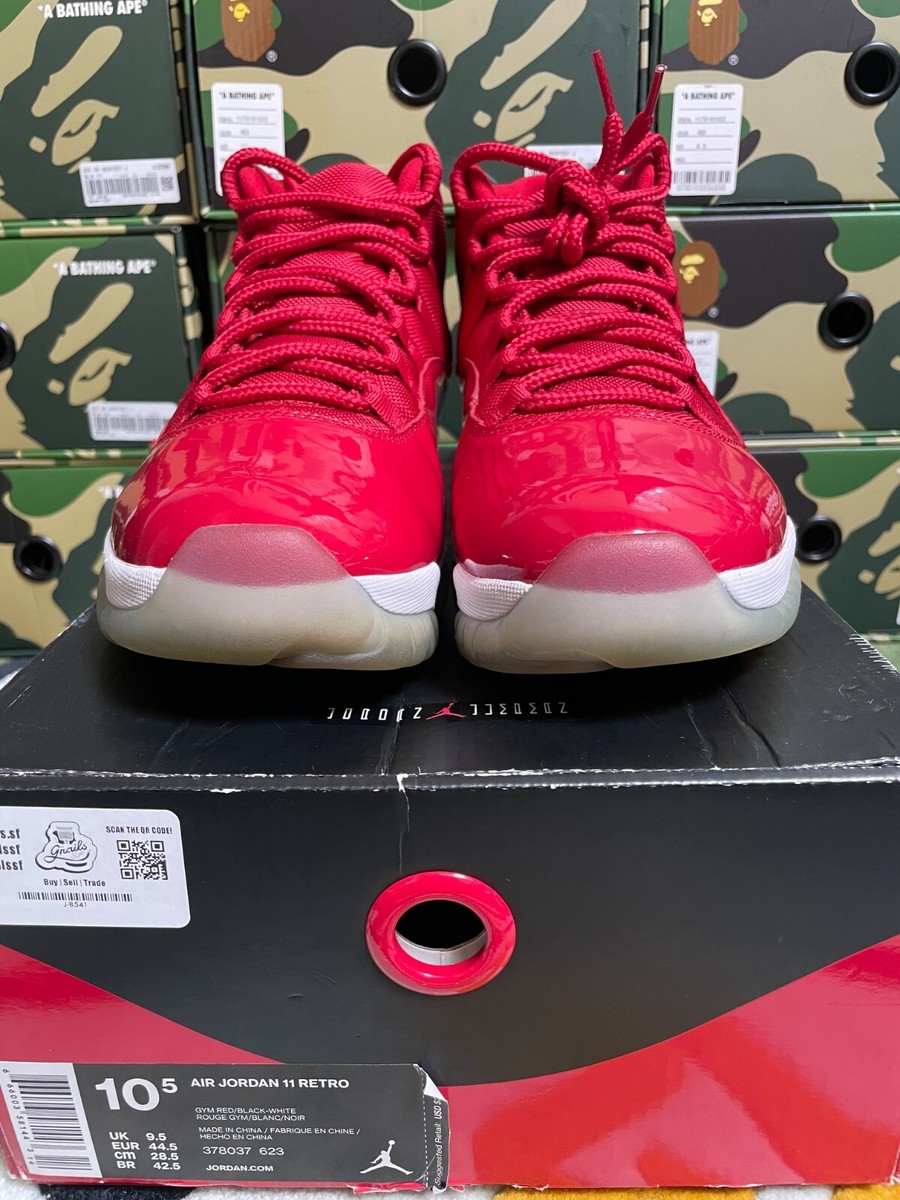 Air Jordan 11 Retro Shoes Win Like 96 378037 623 USED (7.5/10