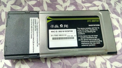 Adaptador de bus de tarjetas para portátil D-Link con cable DFE-690TXD 10/100 FAST Ethernet - Imagen 4 de 4