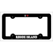 Love Rhode Island Novelty Metal License Plate Frame