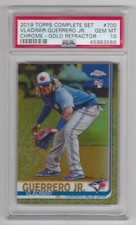 2019 Topps #700 Vladimir Guerrero Jr Gold Chrome Rookie #D 10/50 PSA 10 Gem RC