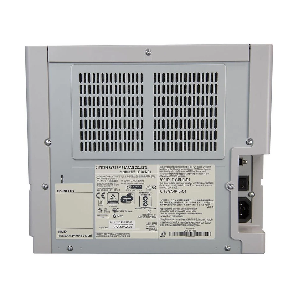 Original DNP DS-RX1HS 6" Dye Sublimation Color Photo New Digital photo printer - Image 4 of 4