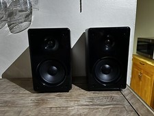 black Bookshelf Speakers/ Tested And Working Great