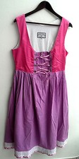 Damen Trachten Dirndl ärmellos lila pink Gr. 42 v. Oscartrachten