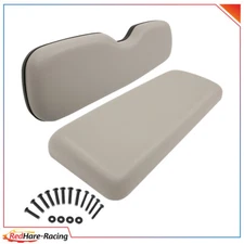 Rear Golf Cart Cushion Set For EZGO RXV GTW Golf Cart Rear Seat Kit Stone