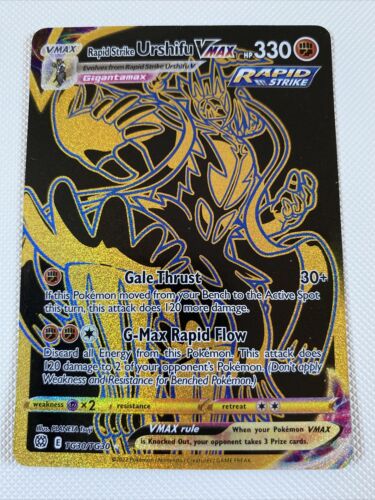 Rapid Strike Urshifu VMAX - gold card - rare card - Picture 1 of 2
