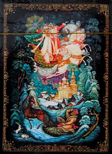 Russian Fairy Tales 54 Playing Cards Deck Palekh and Kholui Miniatures, Sealed - Picture 7 of 14
