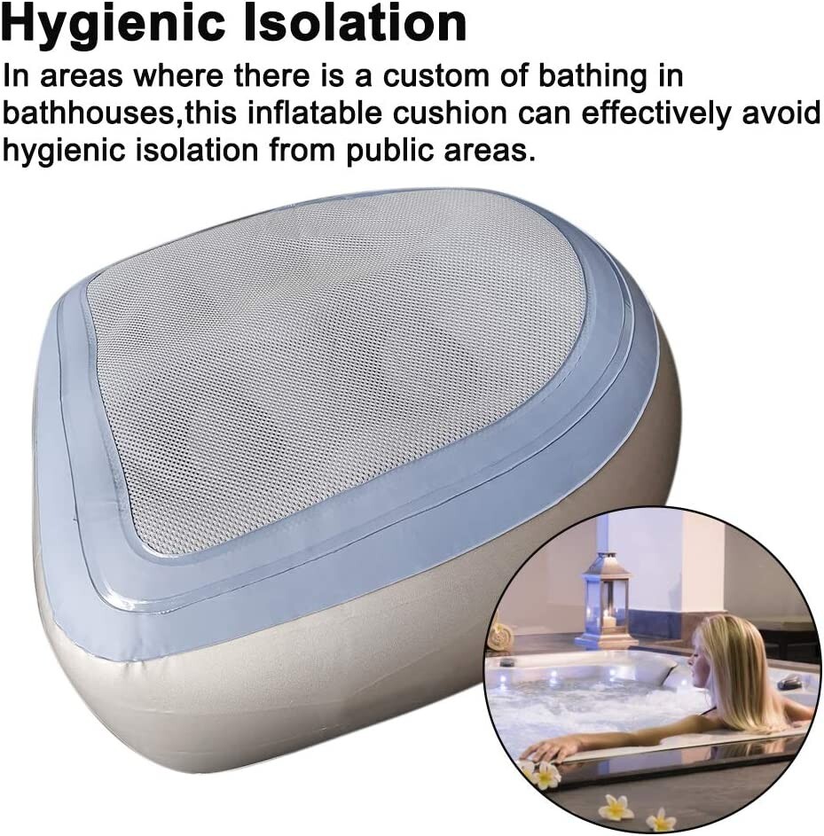 Hot Tub Seats Lay Z Spa with Mesh, Inflatable Hot Tub Seat Spa Booster