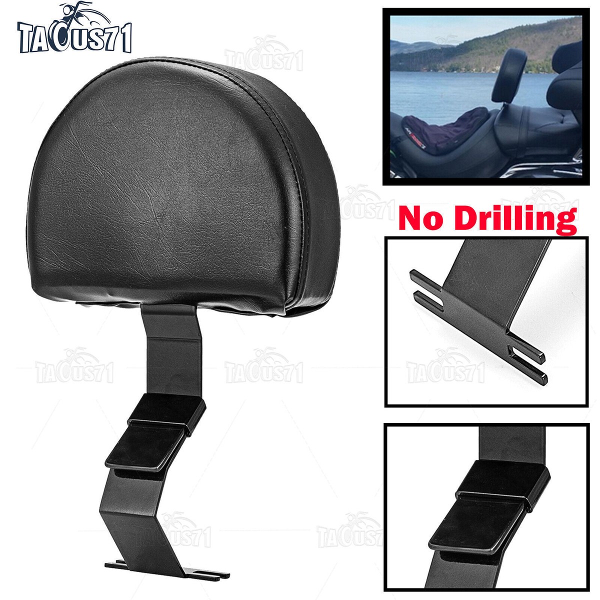 アクセサリー  Motorrad Navigator V Quick Release For Kawasaki 1700 Nomad/Voyager Driver Backrest- No
