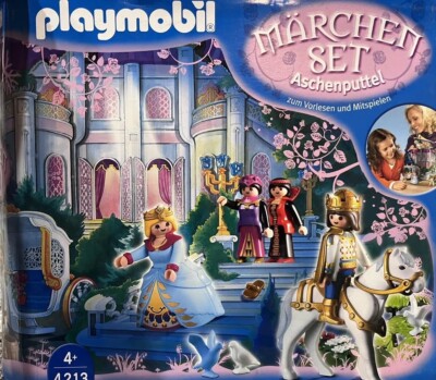 VERY RARE RETIRED Playmobil 4213 Playset Fairy Tale Storybook Cinderella 