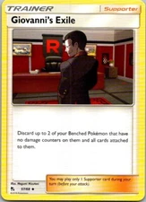 GIOVANNI'S EXILE - 57/68 - Hidden Fates - Pokemon Card - NM
