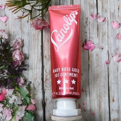 LanoLips Baby Rose Gold 101 Ointment For Lips And Cheeks, 9g