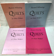 lot vols 1-4 1985-1993 AWARD-WINNING QUILTS AND THEIR MAKERS  Quilter's Society