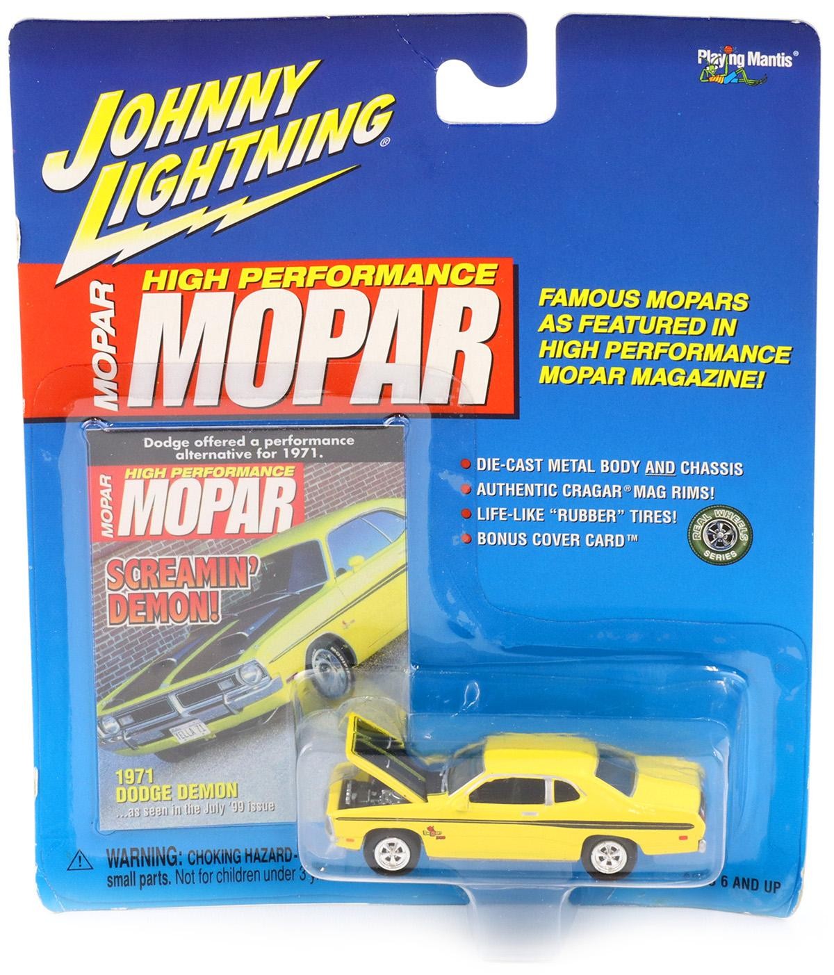 1:64 Johnny Lightning 1971 Dodge Demon Yellow/Black High Performance Mopar