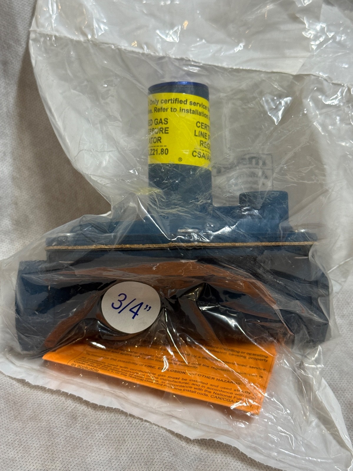 Maxitrol 325-5BL 3/4" Line Regulator 325-5BL-3/4 Po 7"-11"