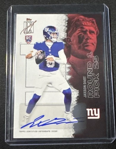 2025 Topps Signature Jaxson Dart Rookie Class Autographs (RAW)