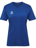 hummel Authentic CO T-Shirt Damen Blau, XL Damen
