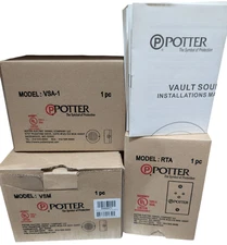 Potter VSA-2K KIT  Vault Sound Alarm System: (1) VSA-1, (1) VSM, (1) RTA