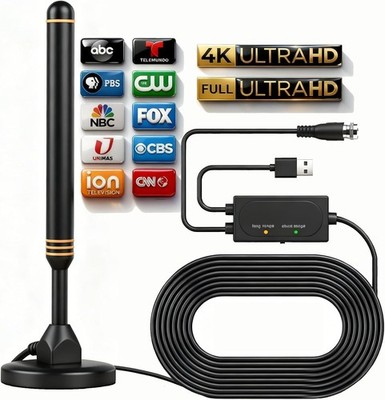 TV Antenna Indoor Antenna for Smart TV for Long Range Reception and All Smart Tv