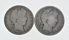 1892-1915 Lot 2 1900 1905-O Barber 90% Half Dollars - Coin Collection *933