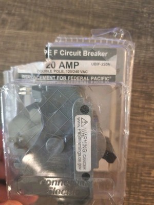 UBIF Thick 20 Amp 2 in. 2-Pole Federal Pacific Stab-Lok Type NA Replacement 