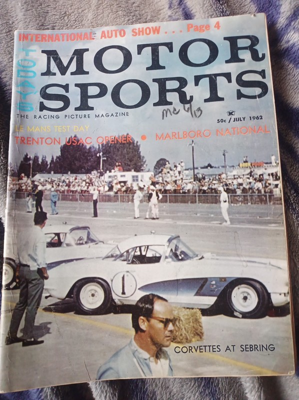 TODAY'S MOTOR SPORTS July 1962 car racing magazine