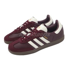 adidas Originals Samba OG W Maroon Off White Women Casual Shoes JR8844