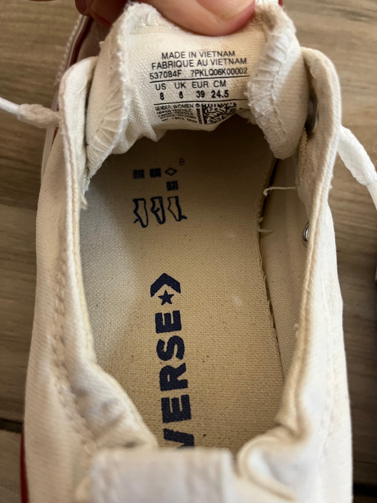 Converse Shoes Women's Size 8 Chuck Taylor All Star Shoreline Sneakers White thumbnail 6