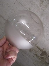 Globe En Verre Ancien Pour Lampe A Petrole