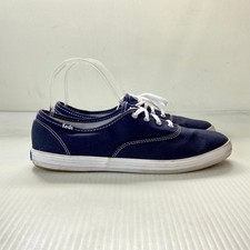 Keds Champion Original Classic Lace Up Canvas Sneakers Navy Blue Womens 8.5
