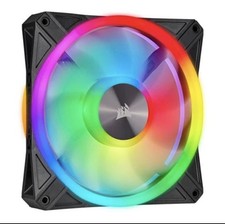 Image of 140mm Corsair iCUE QL140 RGB, 9 Blade, PWM, 34 ARGB LEDs, Hydraulic Bearing, Sin