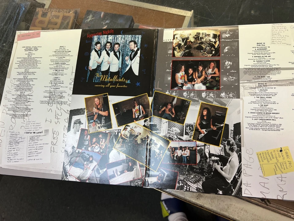 METALLICA GARAGE INC. LIMITED 3 LP 2022 FADE TO BLUE VINYL VG++ - Image 2 of 3