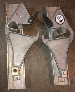 Pair Ladder Rung Lock Aluminum