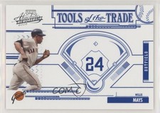 2005 Playoff Absolute Memorabilia Tools of the Trade Blue Willie Mays HOF 0d8v