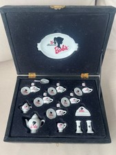 Barbie 35th Anniversary Limited Edition Mini China Tea Set w/ COA 1994 Chilton