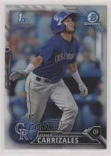 2016 Bowman Chrome Prospects Refractor 452/499 Omar Carrizales #BCP58 0zc5