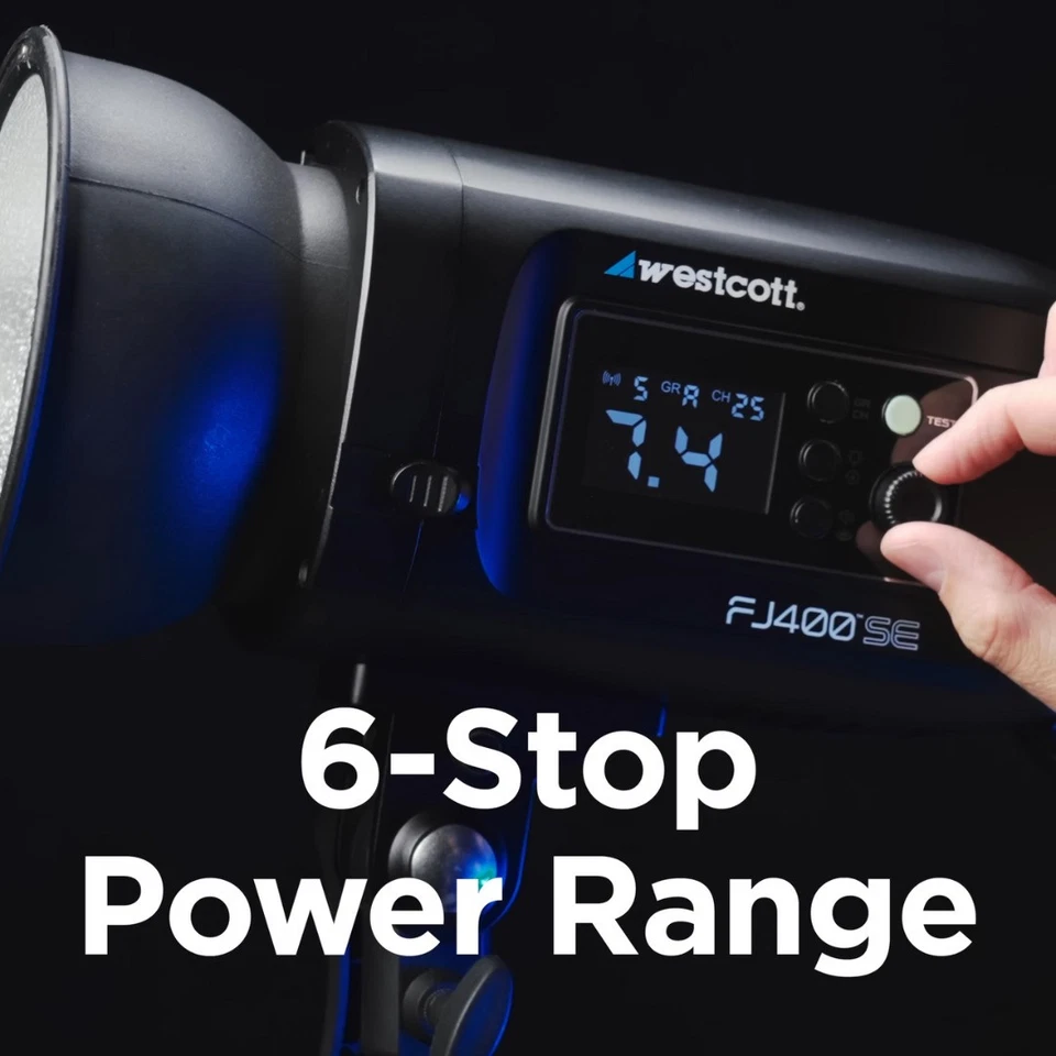 Westcott FJ400-SE Studio Strobe 400Ws (110V) with FJ-X3 Flash Trigger Bundle - Image 4 of 4