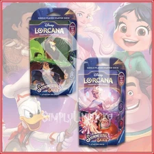 Disney Lorcana TCG: Shimmering Skies Starter Deck Bundle Scar & Elsa