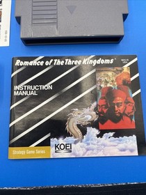 Romance of the Three Kingdoms (Nintendo NES, 1989) CIB - Complete w/Map - Tested